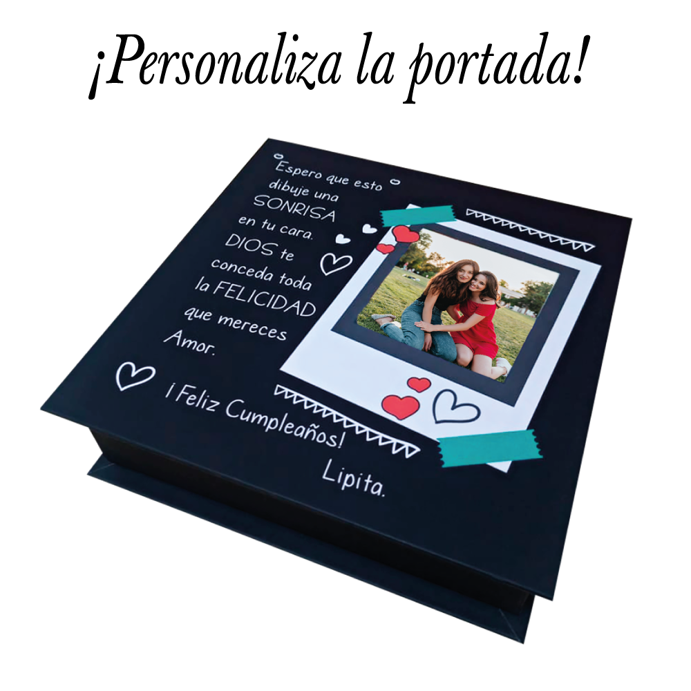 CAJA PERSONALIZADA CON CHOCOLATES 