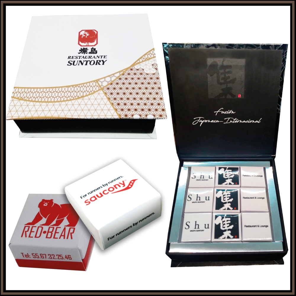 CAJA PERSONALIZADA CON CHOCOLATES PERSONALIZADOS