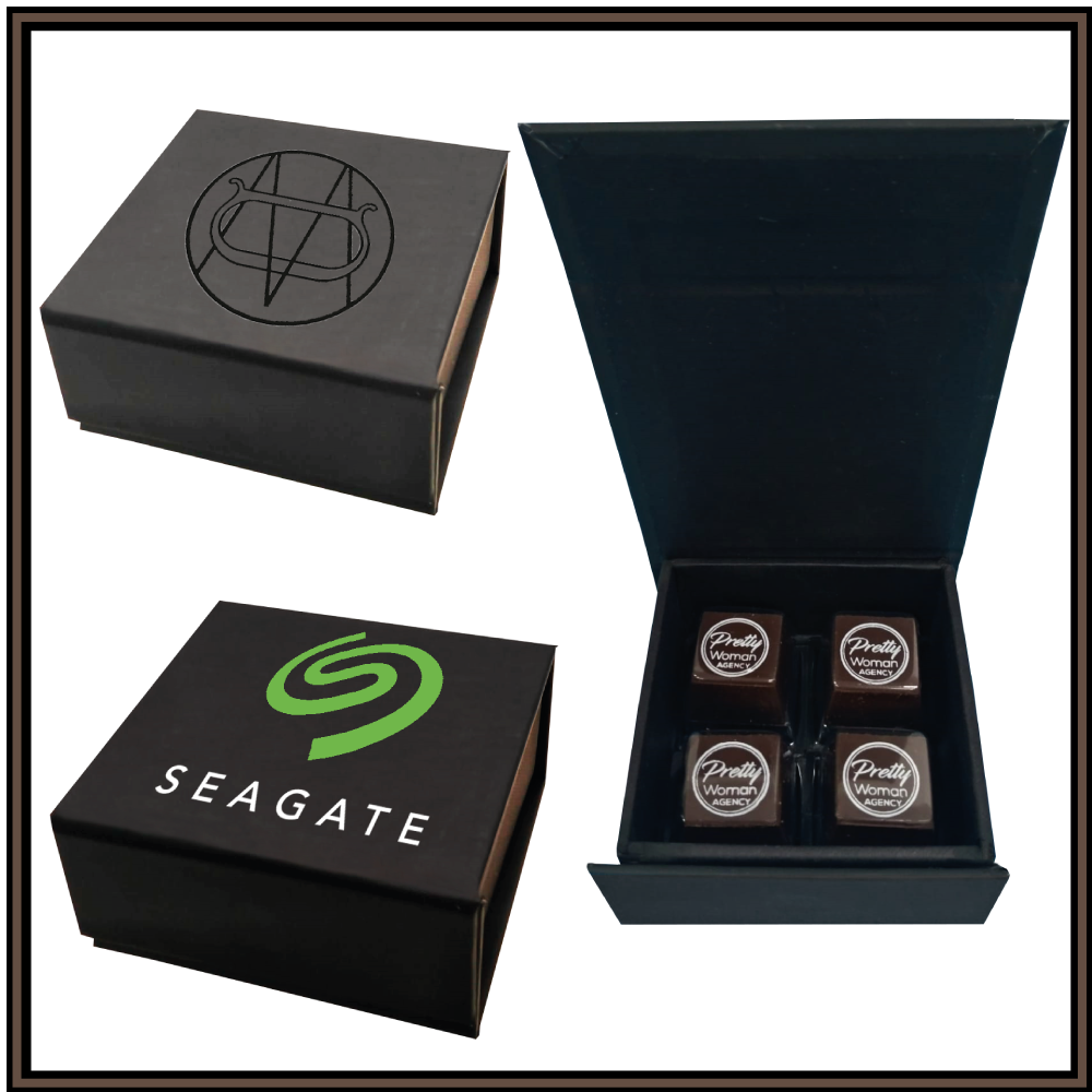 CAJA PERSONALIZADA CON CHOCOLATES PERSONALIZADOS
