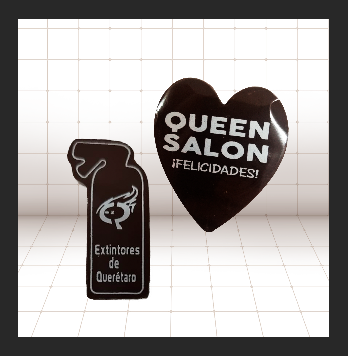Chocolate Personalizado en Lámina de chocolate a forma especial