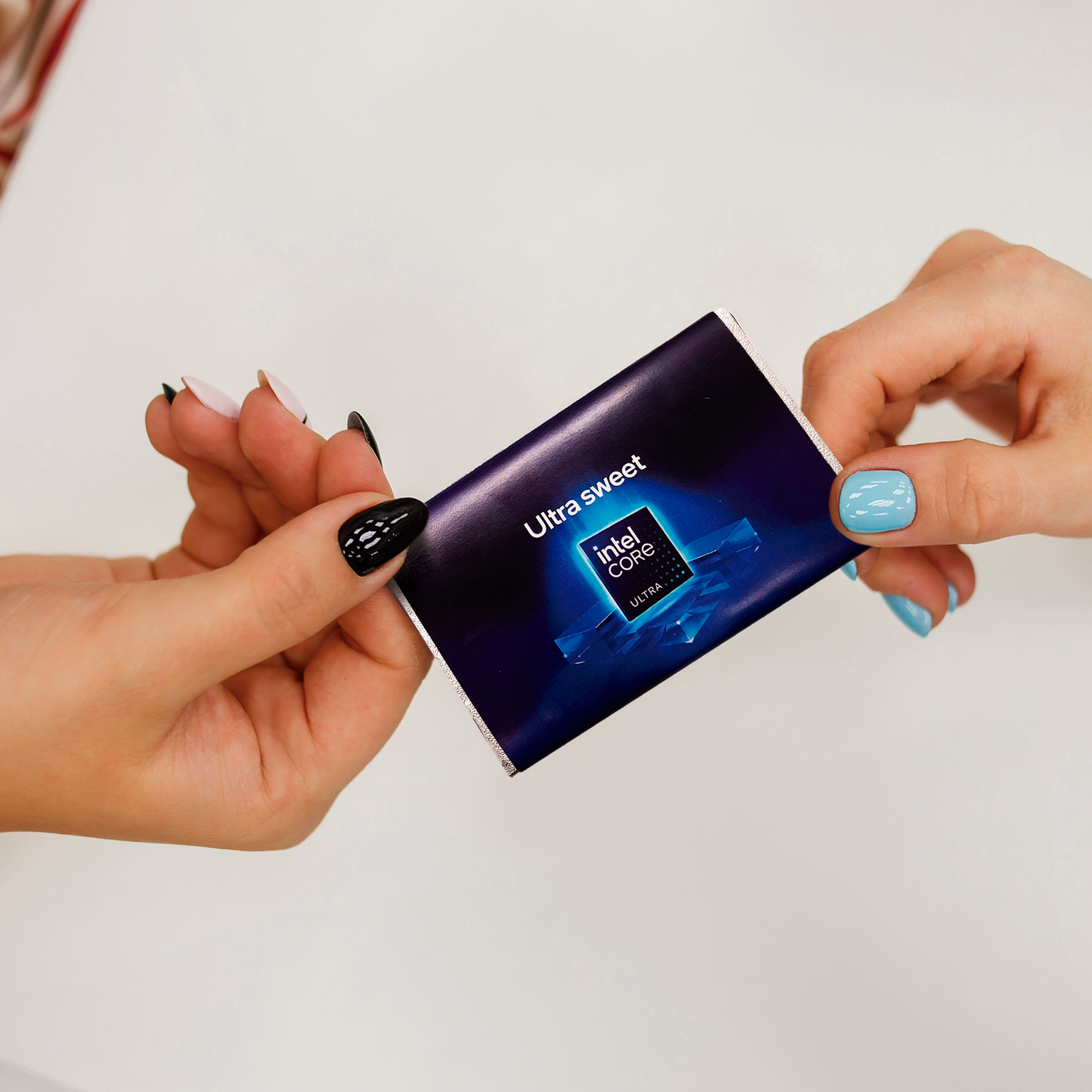 Chocolate personalizado con logotipo para campañas promocionales