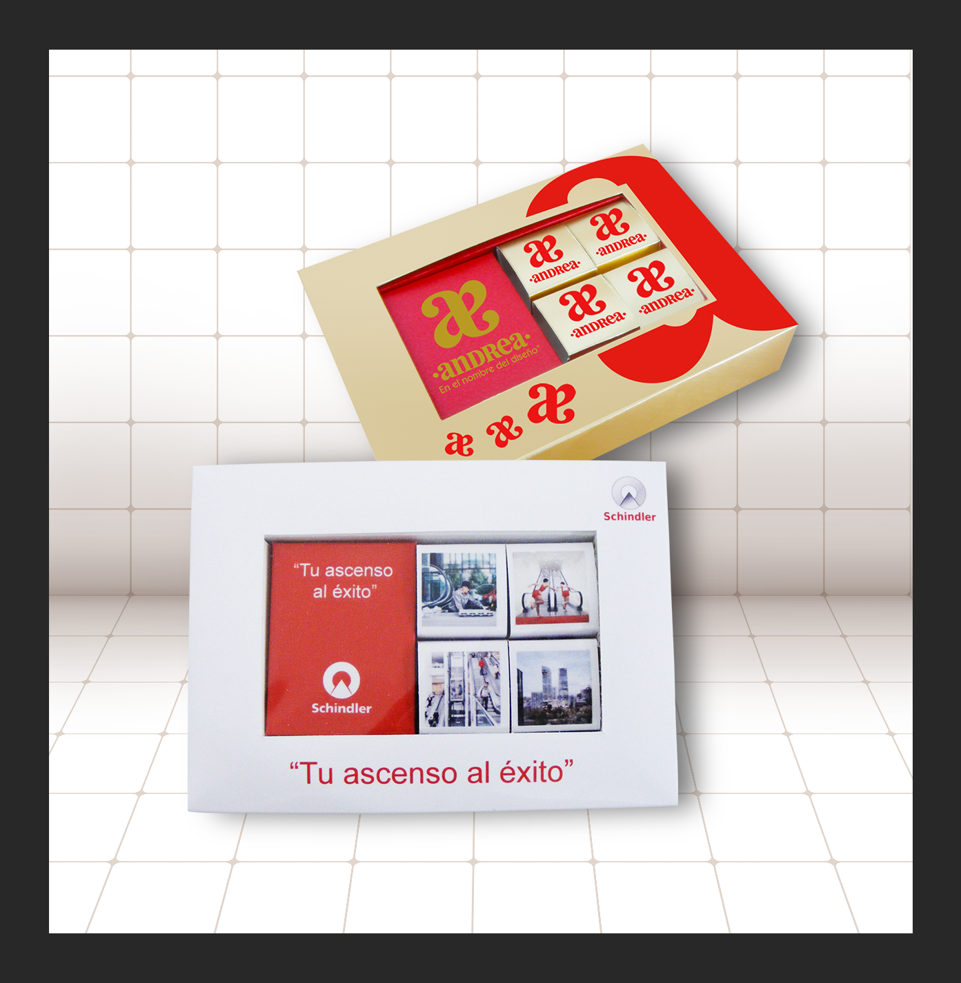 CAJA PERSONALIZADA CON CHOCOLATES PERSONALIZADOS