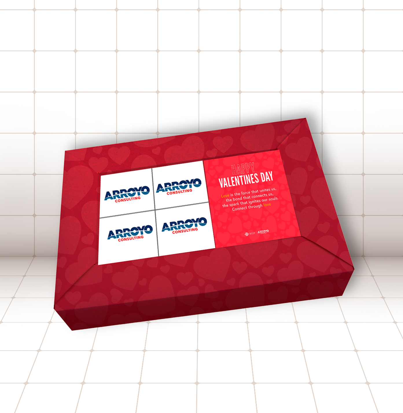 CAJA PERSONALIZADA CON CHOCOLATES PERSONALIZADOS