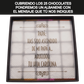 Caja Rígida 25 Chocolates, Puebla diseño: "Feliz Día Abuelitos"