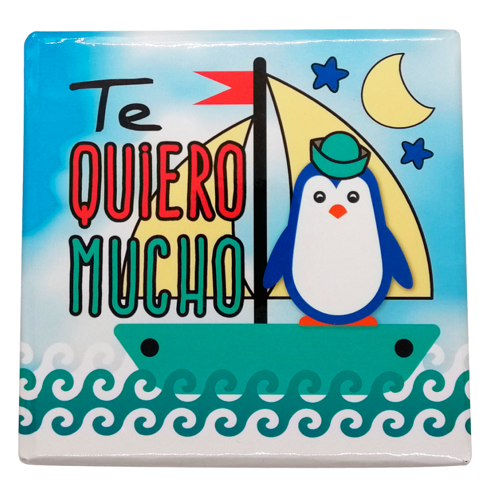 Caja Rígida 25 Chocolates, Puebla diseño: "Te Quiero Mucho"