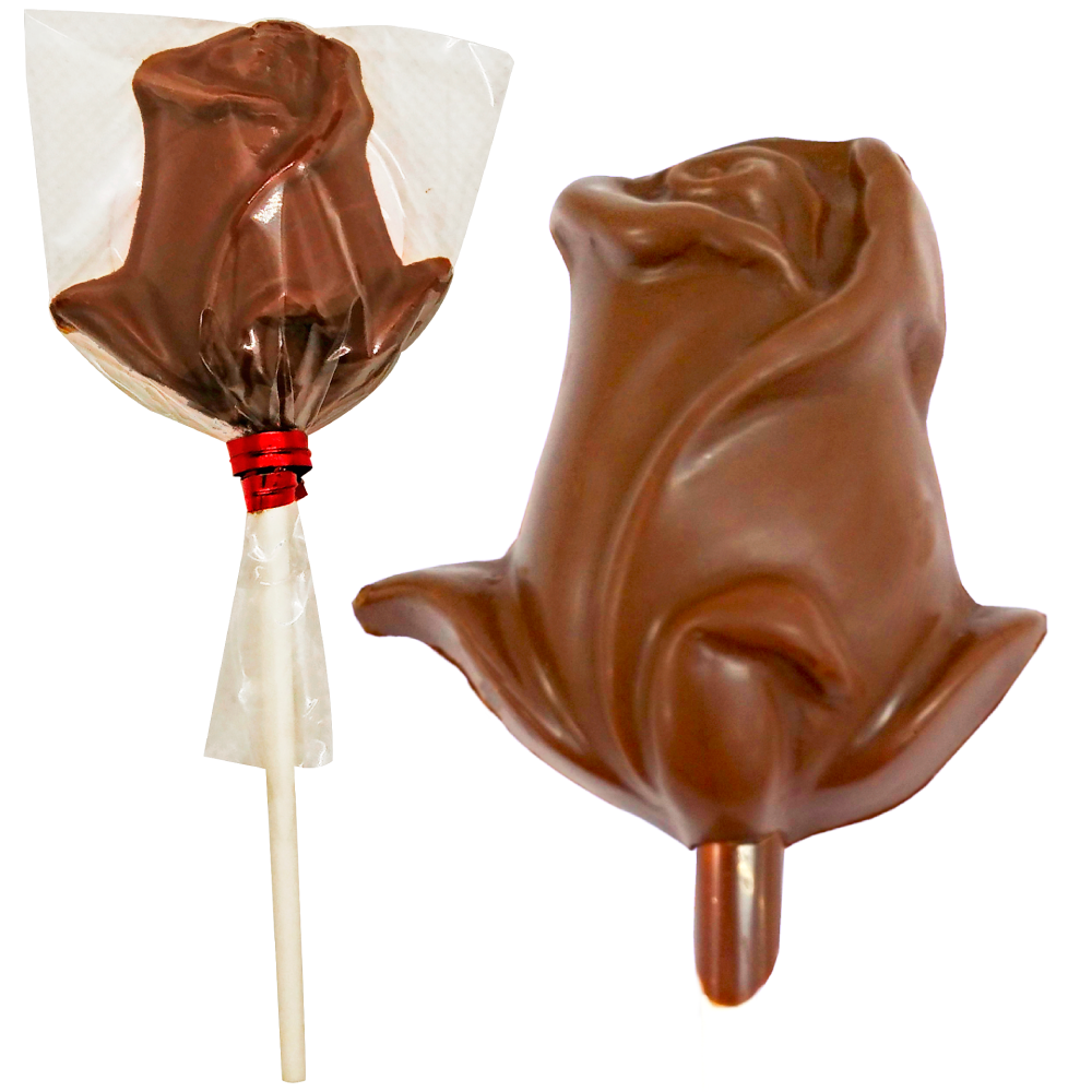 Paleta Rosa de Chocolate