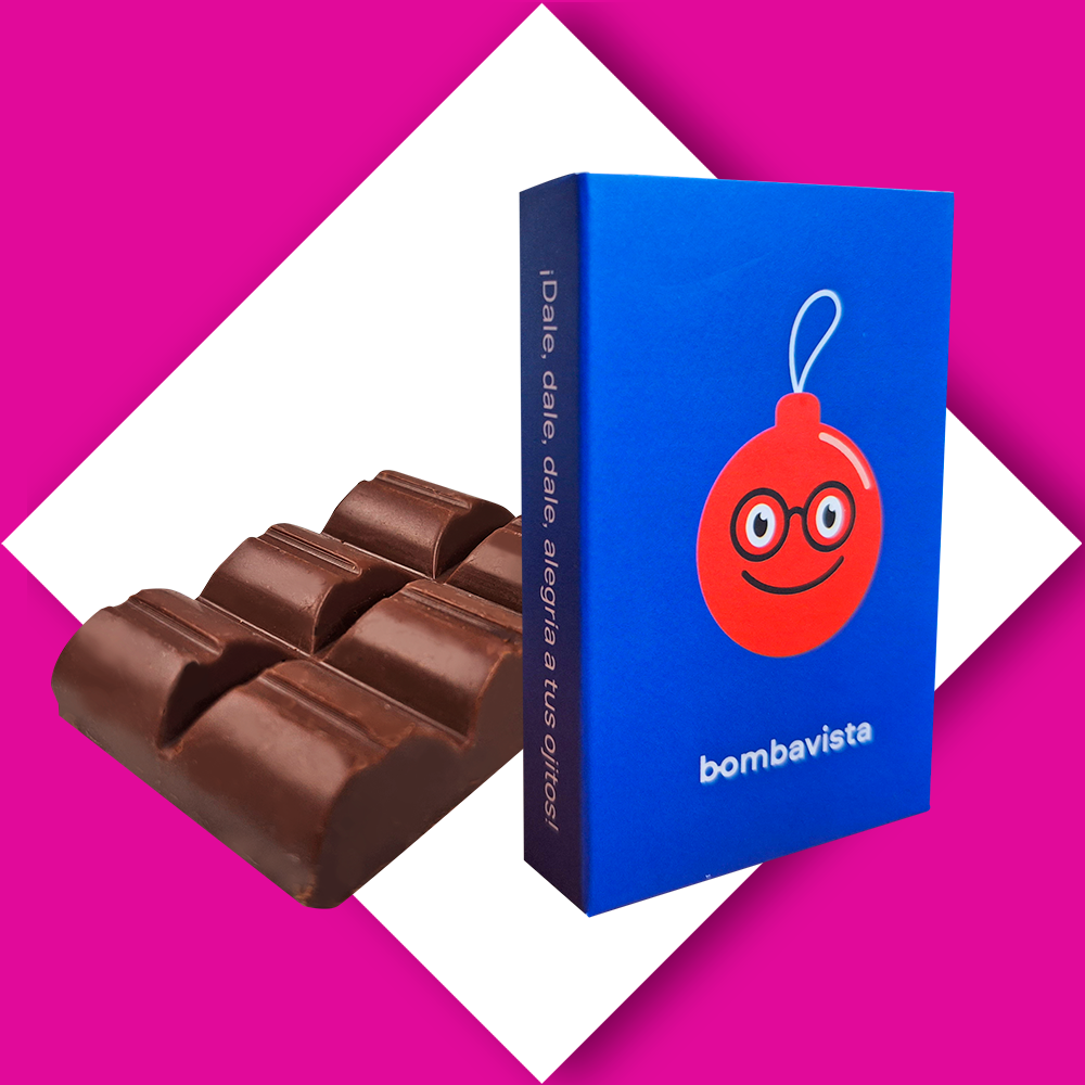Chocolate personalizado en caja personalizada