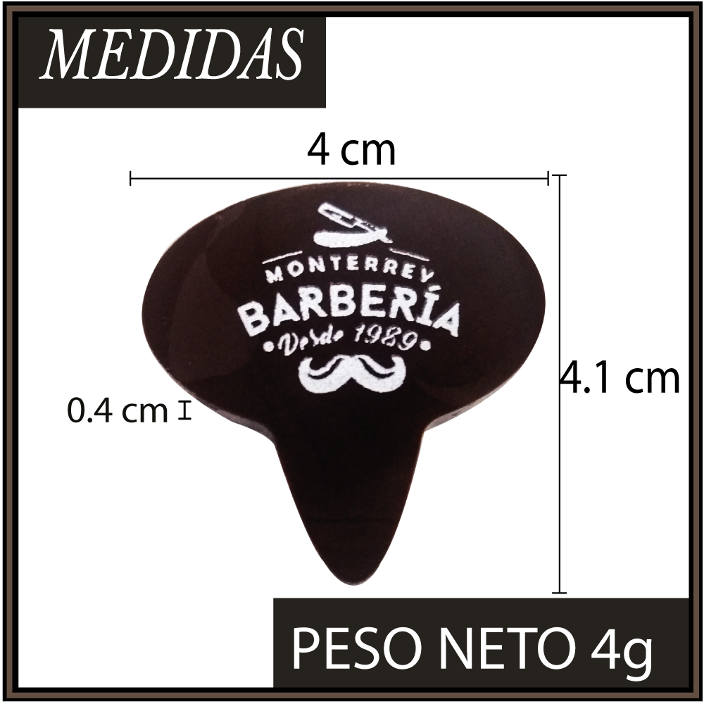 Chocolate Personalizado en Lámina de Chocolate a Forma Ovalada