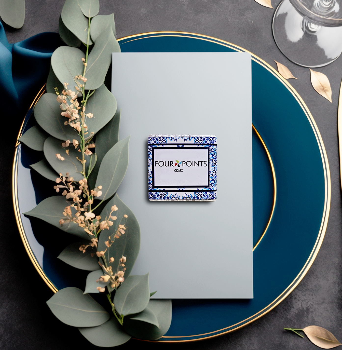 Chocolate personalizado premium para hoteles y regalos corporativos