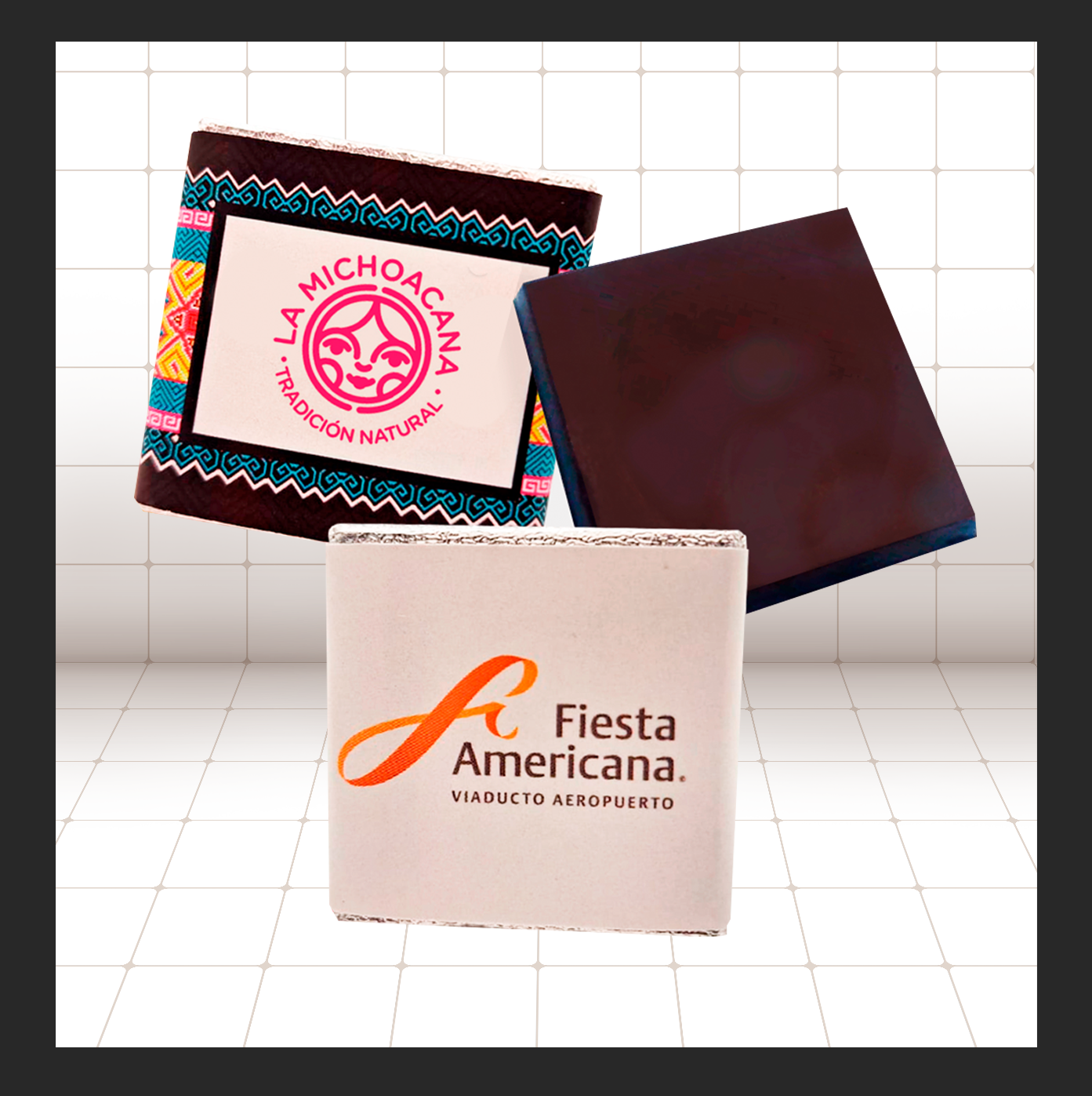 Chocolate promocional personalizado con logotipo para empresas elaborado con cacao gourmet