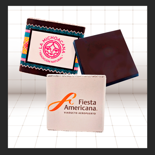 Chocolate promocional personalizado con logotipo para empresas elaborado con cacao gourmet