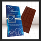 Barra de chocolate personalizada para empresas con empaque impreso a color