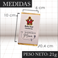 Medidas de chocolate personalizado con fajilla impresa de 21 gramos
