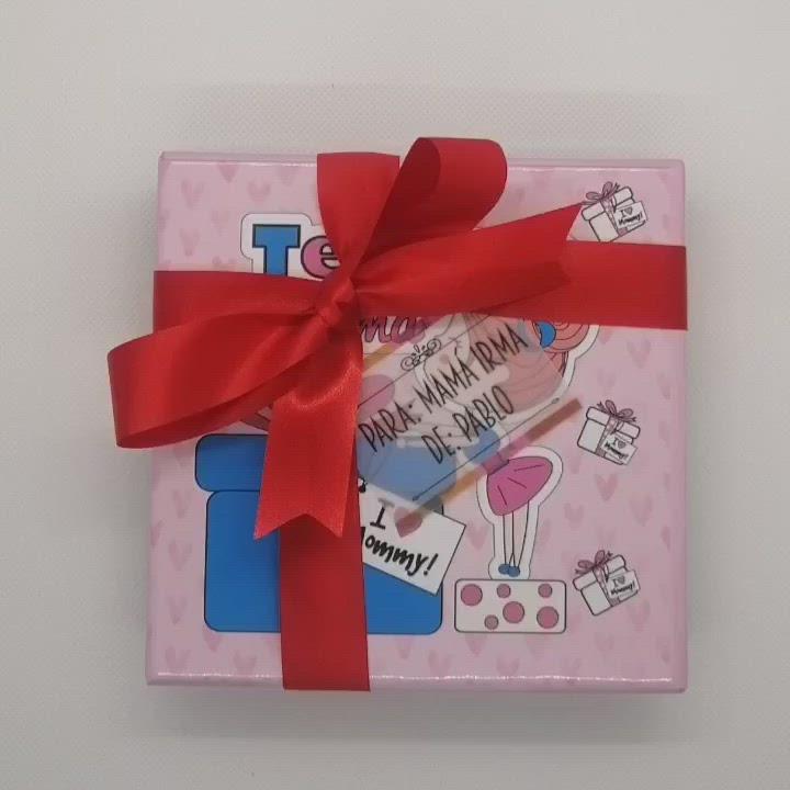 Caja regalo con cinta Feliz Cumple