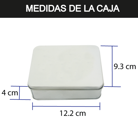 Caja Metálica 15 Chocolates, Rekko, diseño: "Feliz Cumple"