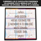 Caja Rígida con 27 Chocolates "Gracias por Venir a Conocerme". Diseño: Unicornio en Globo