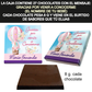 Caja Rígida con 27 Chocolates "Gracias por Venir a Conocerme". Diseño: Unicornio en Globo