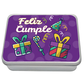 Caja Metálica 16 Chocolates "Feliz Cumple"