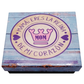 Caja Rígida 25 Chocolates, Puebla diseño: "Mamá: eres la reina de mi corazón-Azul"