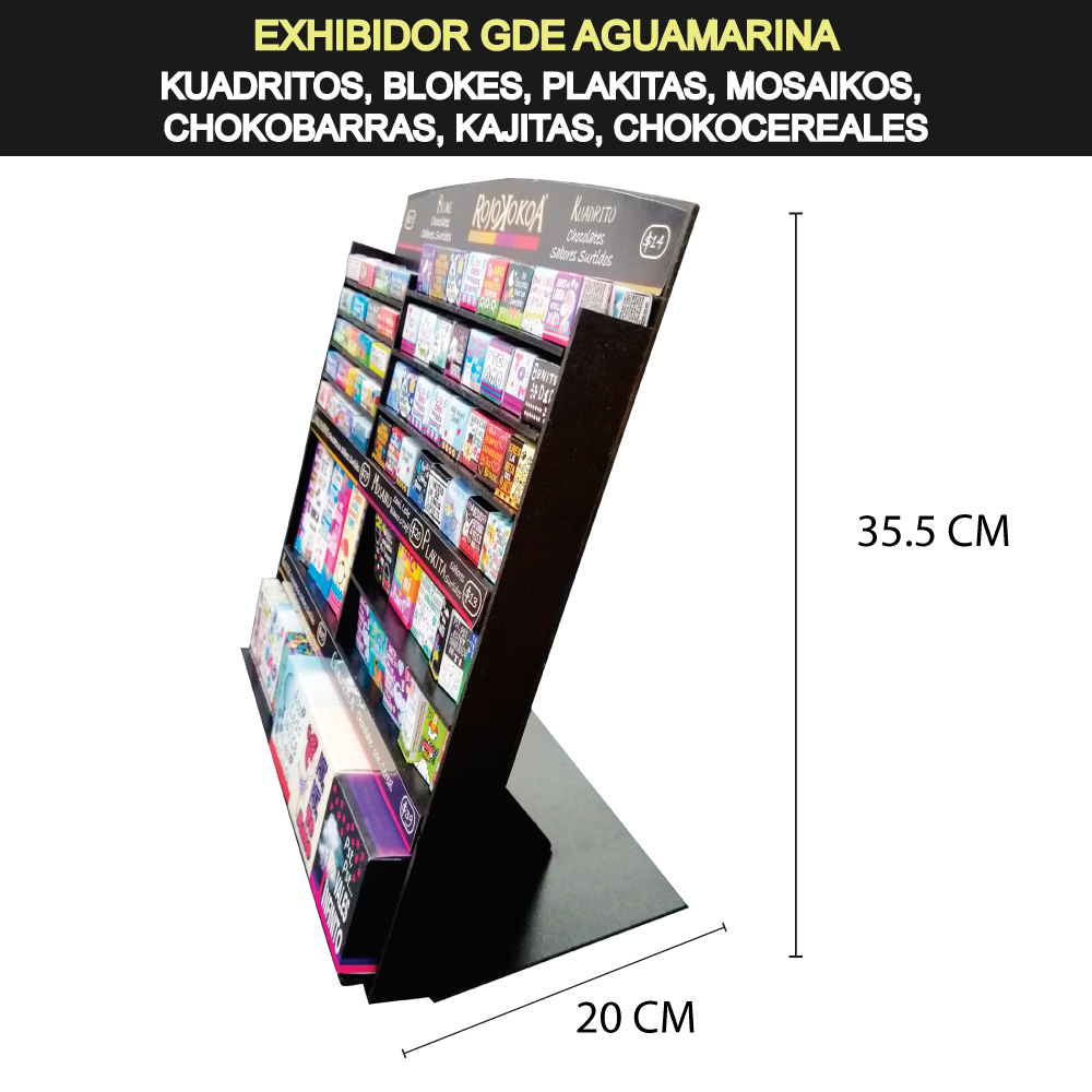 Exhibidor  Aguamarina