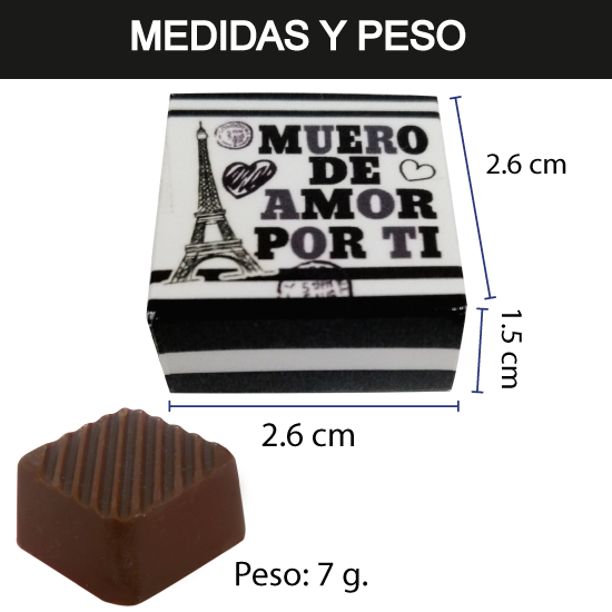 Chocolates con mensajes