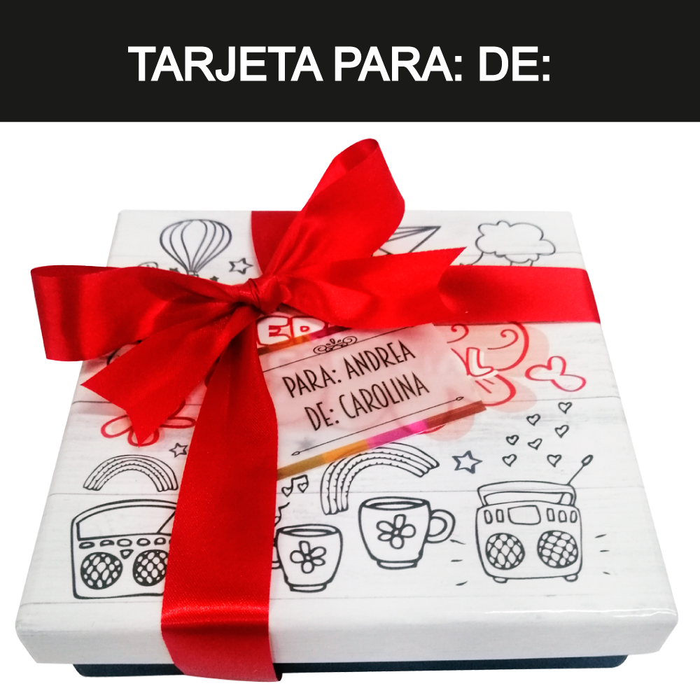 Caja Rígida 25 Chocolates, Puebla diseño: "Eres Especial"
