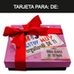 Caja Rígida 25 Chocolates, Puebla diseño: "Hija estoy muy orgullos@ de ti"