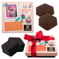 Caja Rígida 25 Chocolates, Puebla-Foto diseño: "Feliz Cumple Logo" (tenemos diferentes colores)