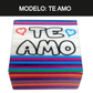 Kuadritos de Chocolates con Mensajes de Amor